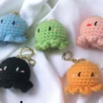 Llavero pulpitos amigurumi crochet